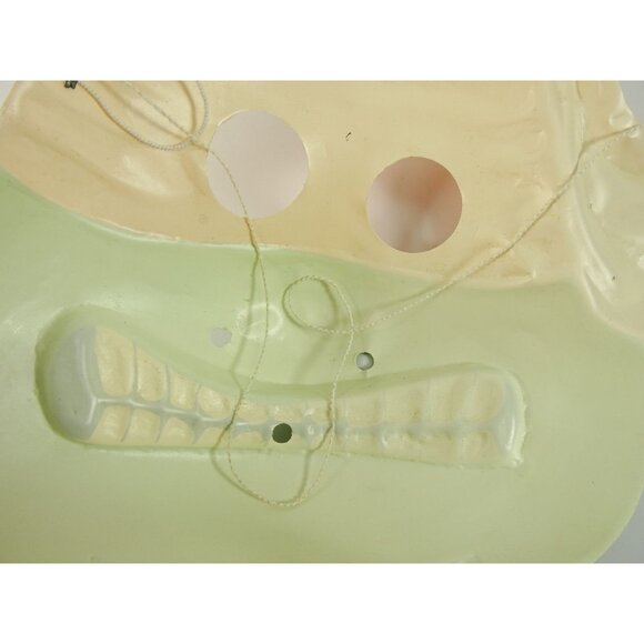 Vtg 1988 TMNT Teenage Mutant Ninja Turtles Halloween Costume Mask Michaelangelo - Picture 7 of 11